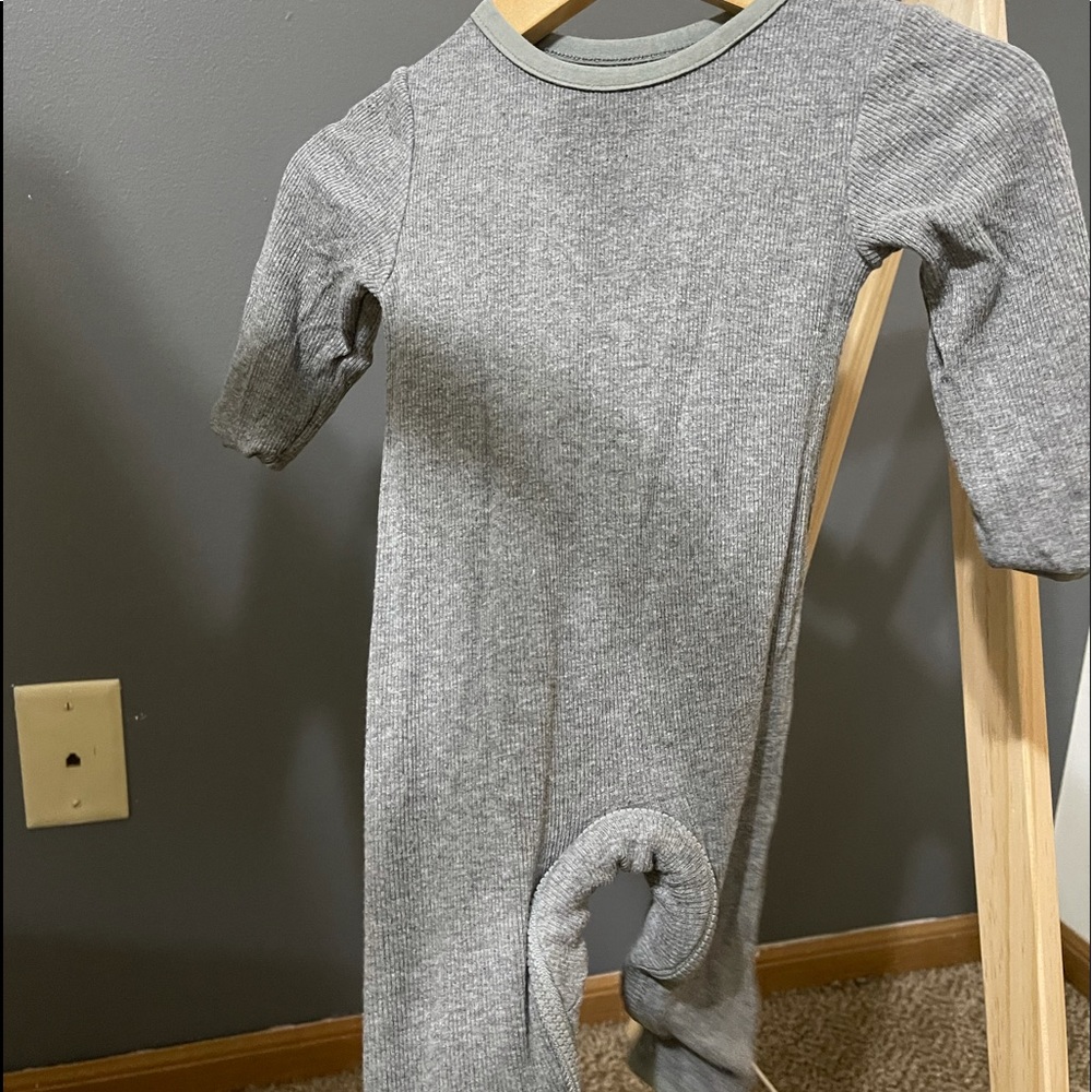 Grey one piece -w/ zipper access